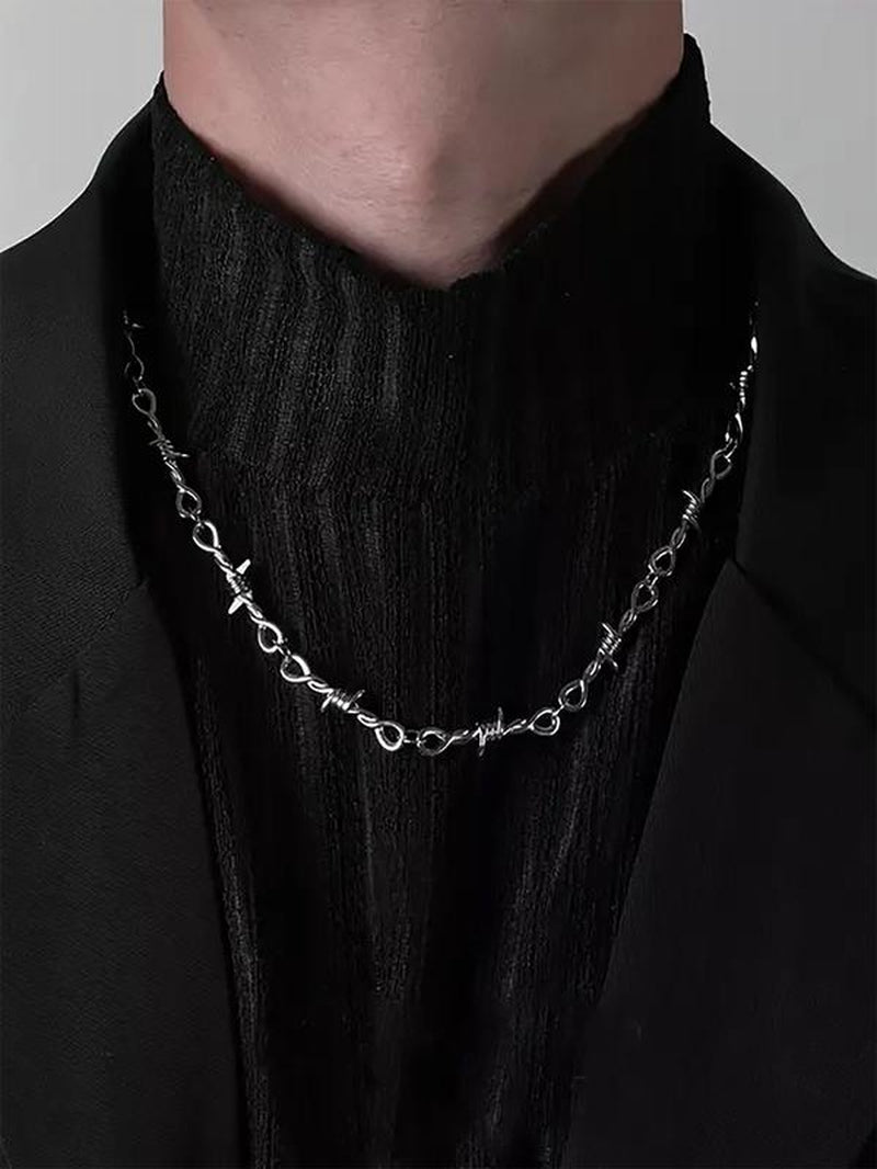 Vintage Street Style Chunky Chain Necklace